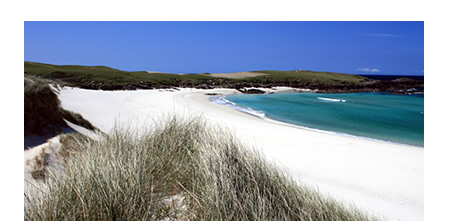 White sands, Uist