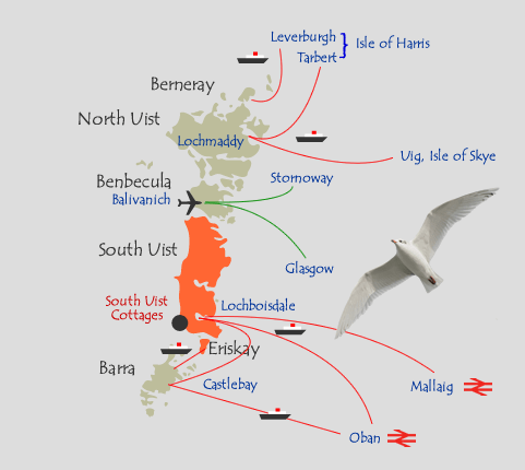 South Uist Map